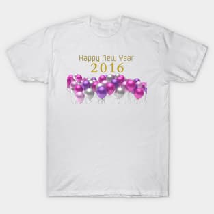 ballons happy new year 2016 T-Shirt